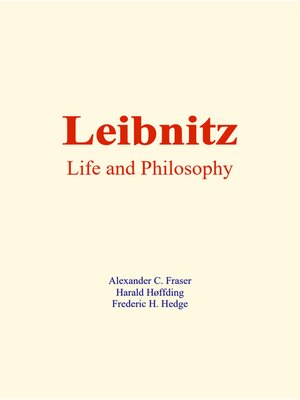 cover image of Leibnitz
